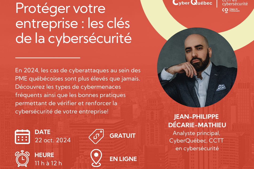 Webinaire ESM X CyberQuébec